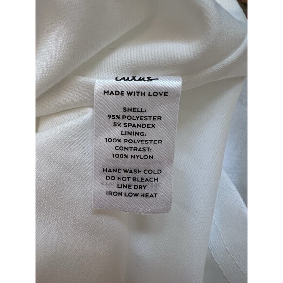 Lulus Beautifully Beloved Dress Women's M White Off the Shoulder Wedding NWT - Picture 13 of 13